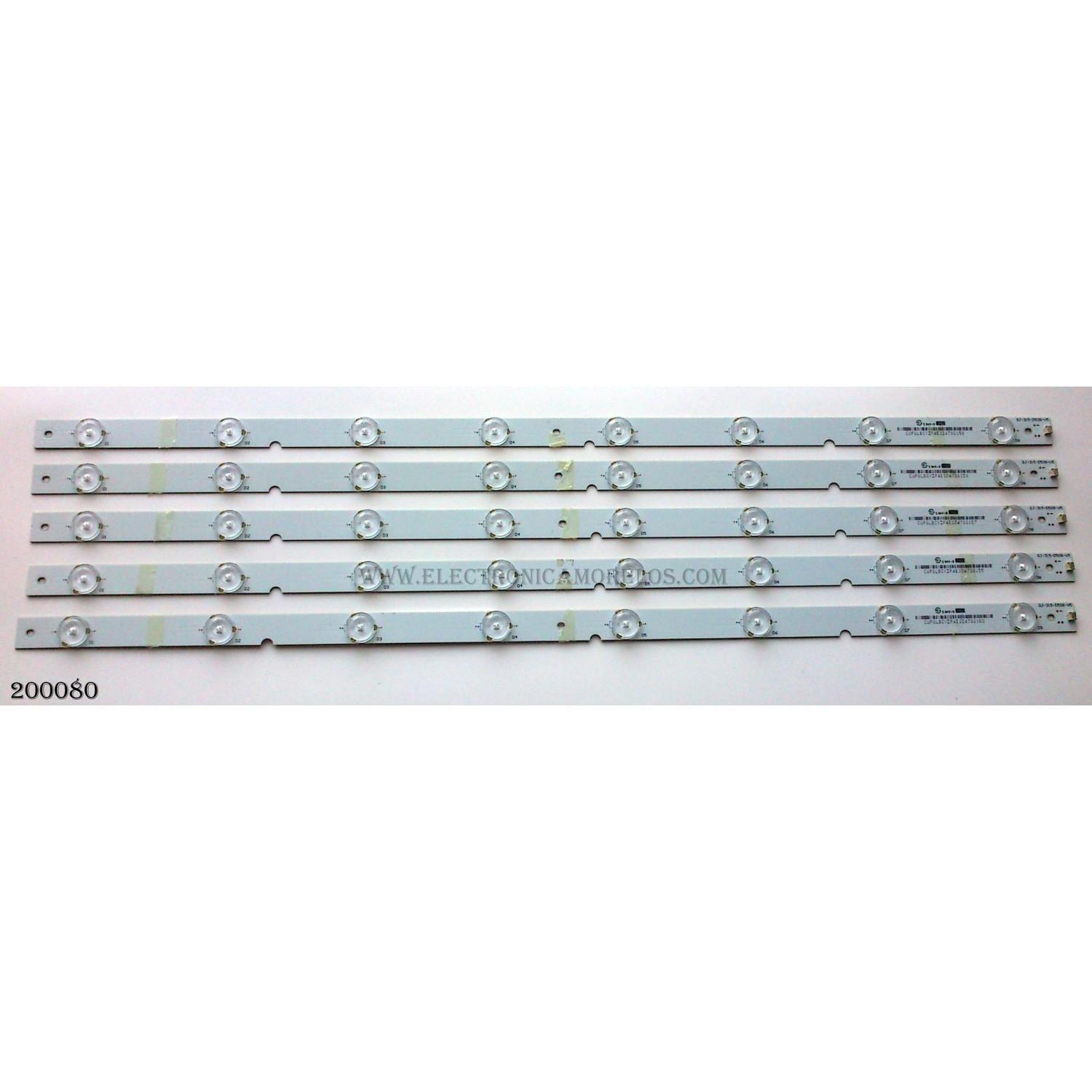 KIT DE LED PARA TV / VIZIO TPT315B5-DXJSFE REV.SIH / MODELO E320I-B1 LTY7PKAQ